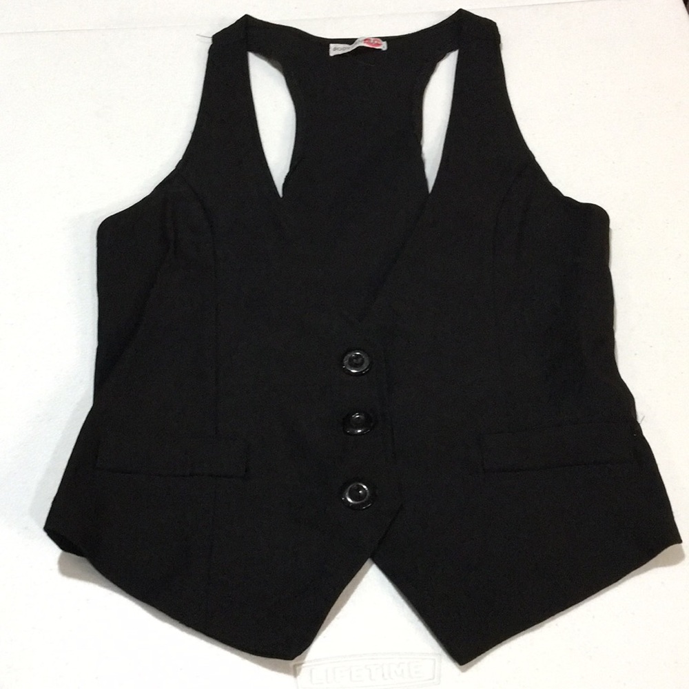 Black stretchy vest from Body Central